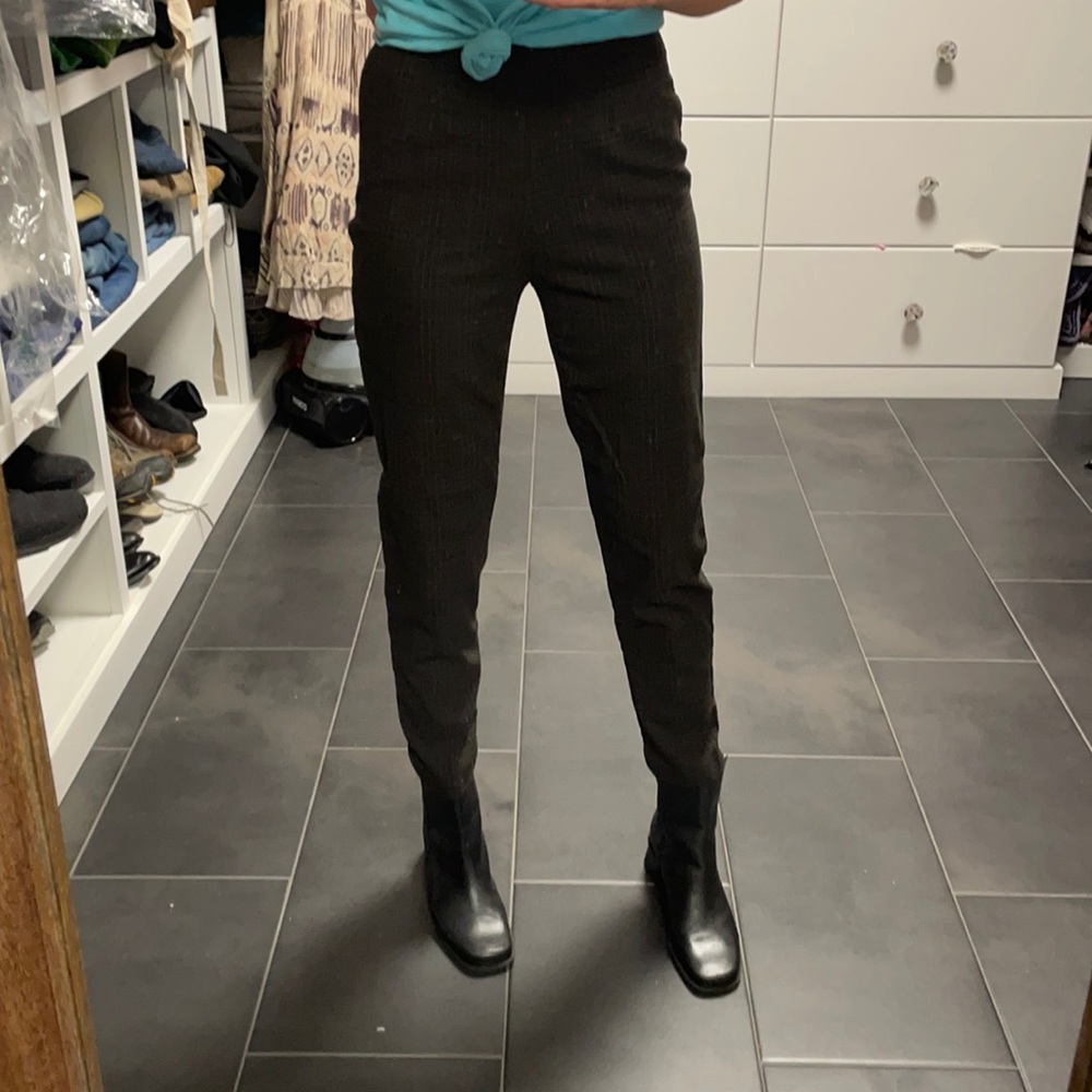 High Rise Plaid Pants - Picture 1 of 13